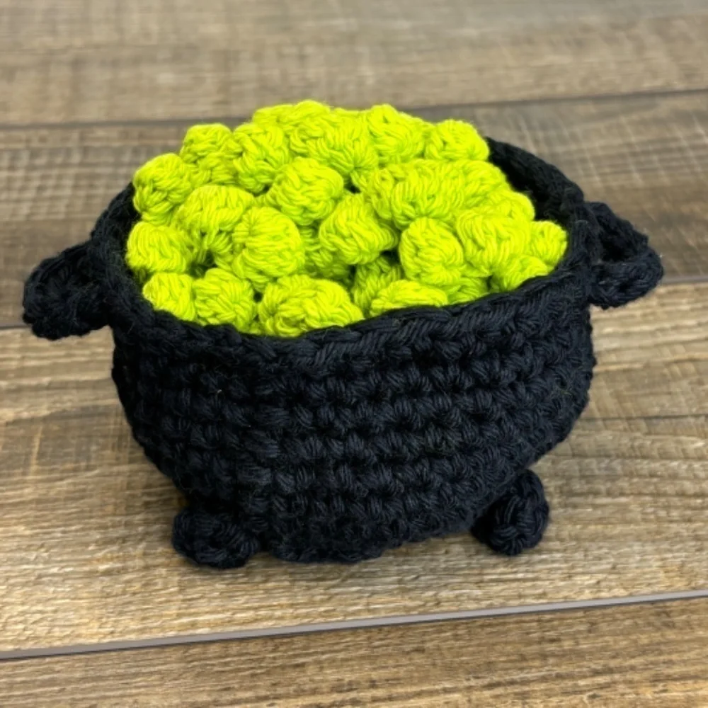 Hand Crafted halloween cauldron